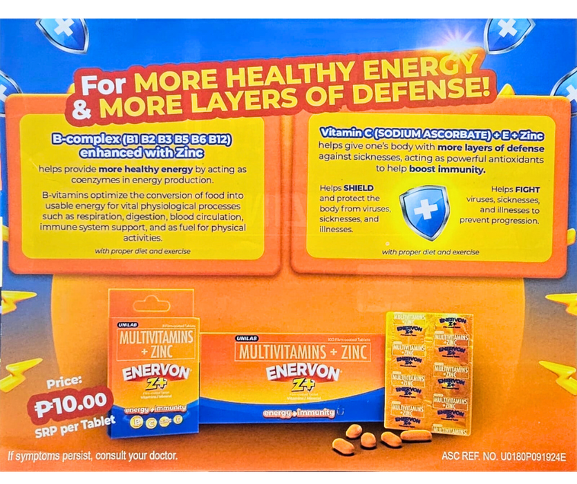 ENERVON Z+ TABLET 100S